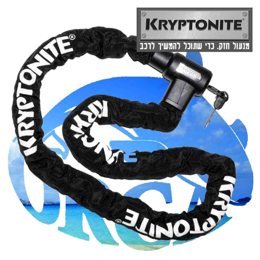 Kryptonite מנעול קריפטונייט בזול מומלץ לאופניים חשמליים מנעול חזק לאופנועים