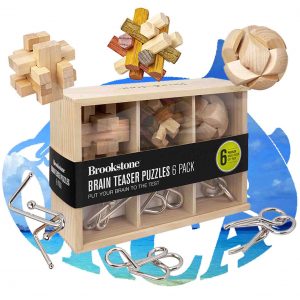 מארז 6 משחקי חשיבה brain teaser puzzles
